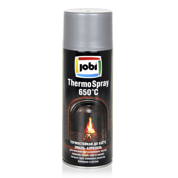JOBI ThermoSpray 650°C – emal'-aerozol' dlya kaminov